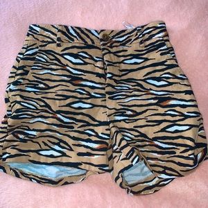 Leopard shorts